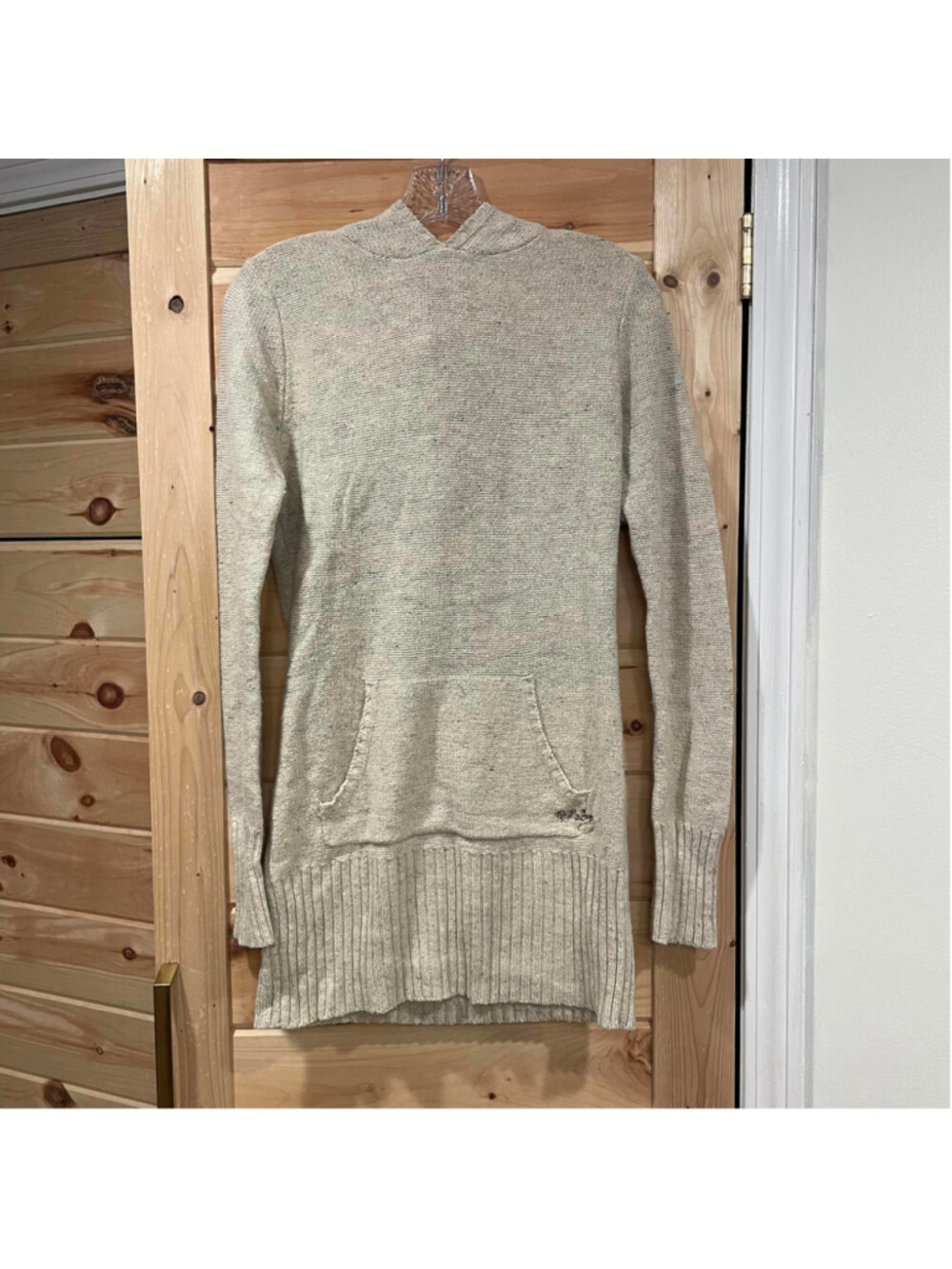 Vintage Y2K Billabong Women's Knit Sweater Hoodie